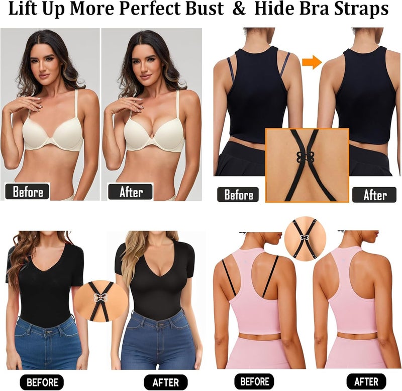 FIVEGOGO Store مشابك حمالة الصدر لتثبيت حمالات الظهر لجعل حمالات الصدر المخفية - Image 4